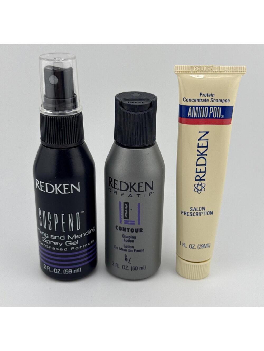 Vintage Redken Suspend Forming & Shaping Gel Redken Creatif Contour Amino Pon